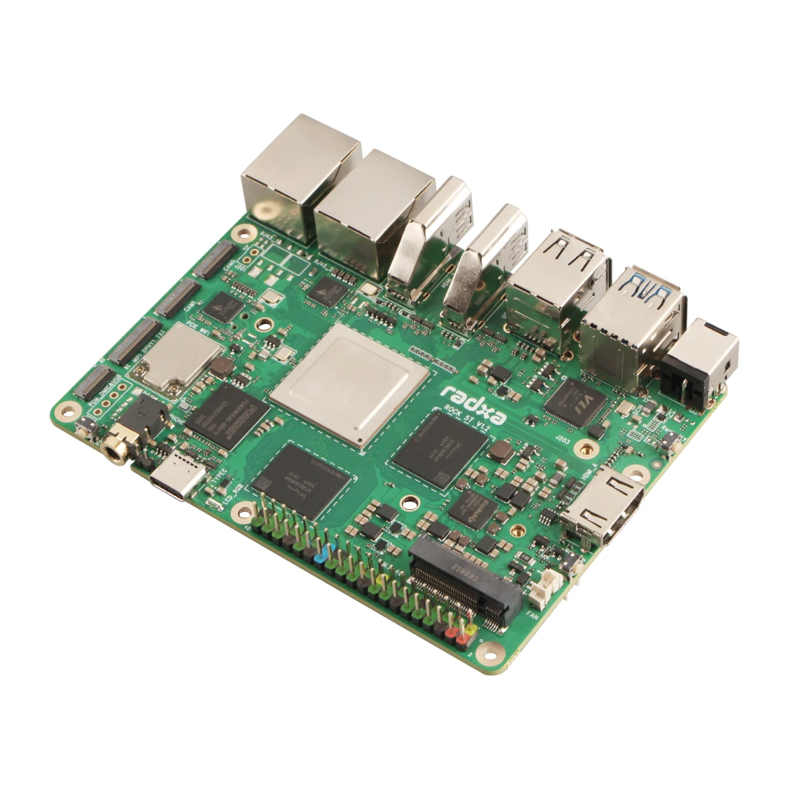 Radxa ROCK 5T Einplatinencomputer, RK3588, 8K HDMI, WLAN 6 – Bild 4