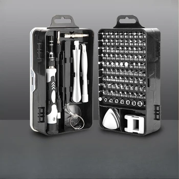 Präzisions-Demontage-Reparatur-Werkzeug-Set, professioneller Schraubendreher (115 Stück)