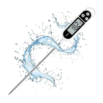 Edelstahl Sonde Typ Haushalt Lebensmittel Thermometer Stift Typ Milch Temperatur Kochen Lebensmittel