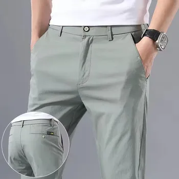 2023 frühling Herbst Dünne Männer Casual Hosen Klassische Business Baumwolle Stretch Golf Hosen Koreanische