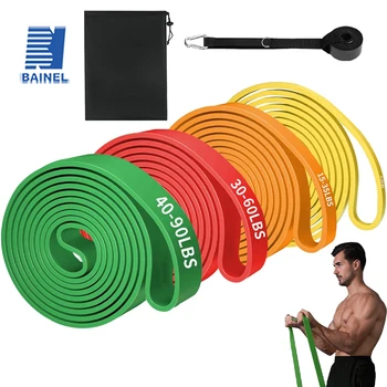 Übungs widerstands bänder Natur latex elastischer Gummi Workout Fitness geräte Expander elastische Gummibänder