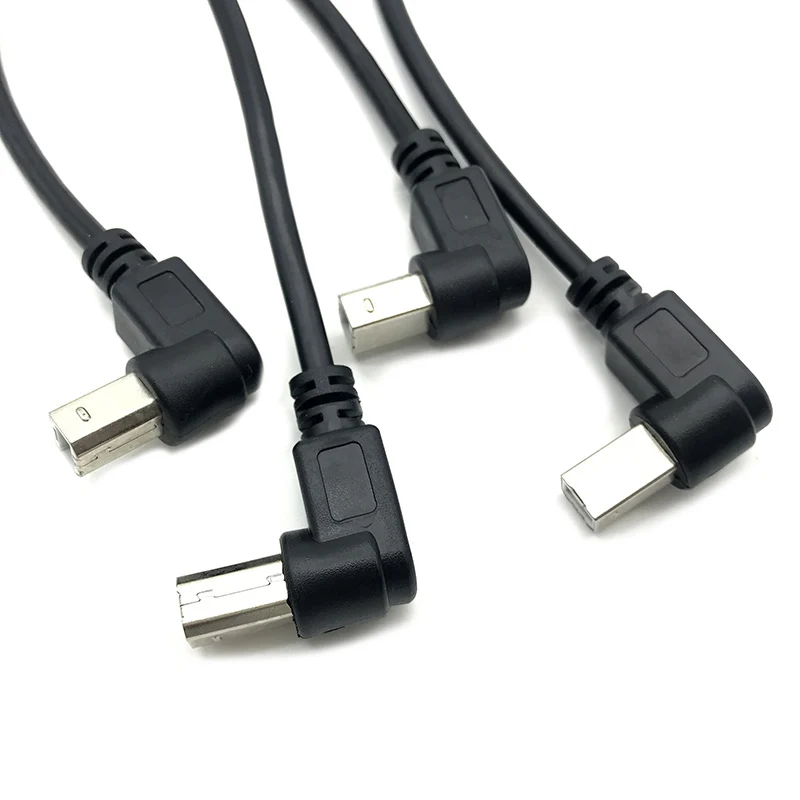 USB 2.0 A-Stecker auf USB-B-Stecker, 90-Grad-rechtwinkliges – Bild 2