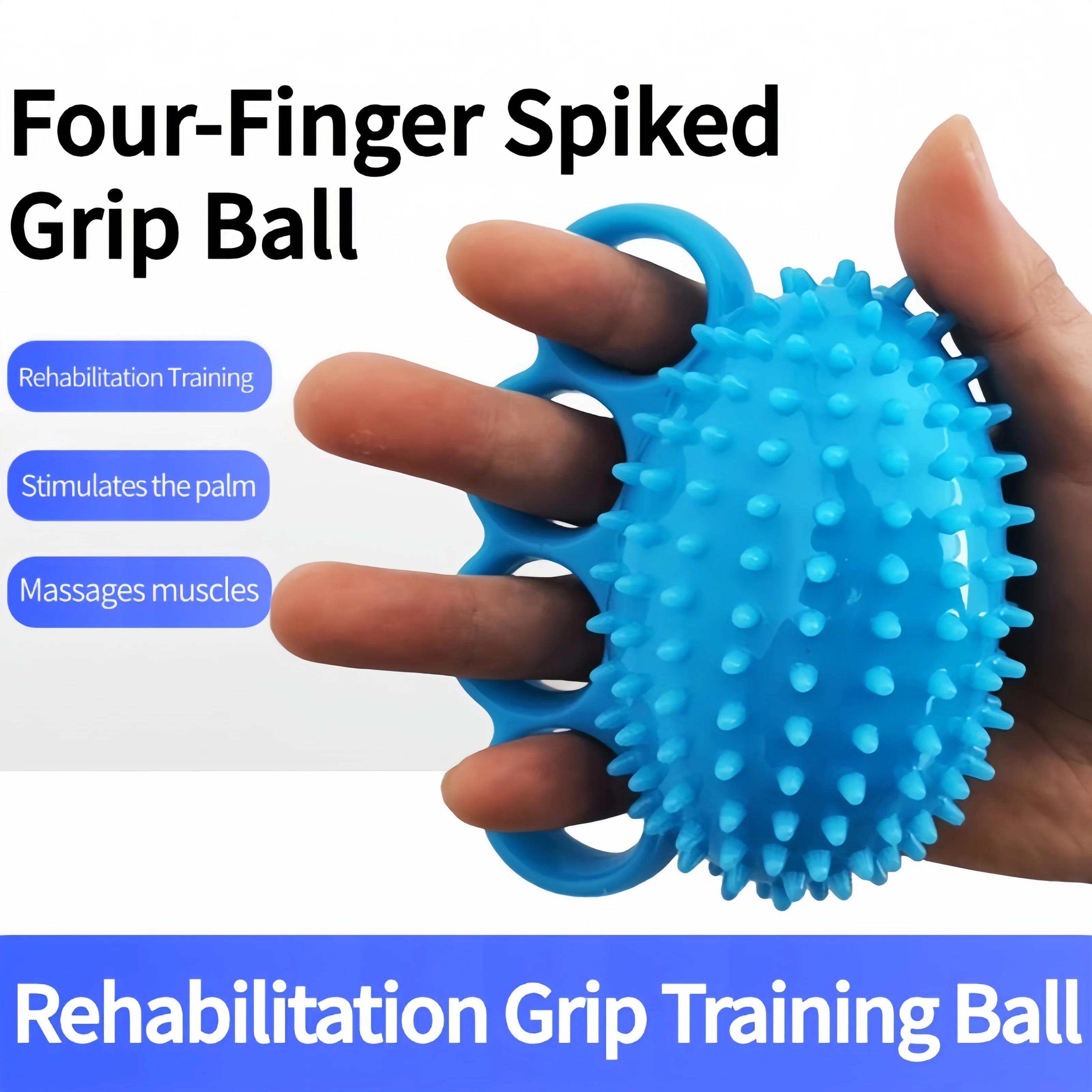 Tragbarer Spike-Massage-Handtrainer – Bild 3