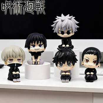 Q Version Jujutsu Kaisen Figuren Nette Yuji Itadori Gojo Satoru PVC Action Figuren Anime Abbildung Modell
