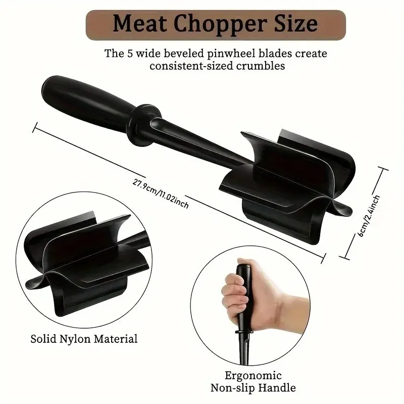 1pc Handheld Haushalt Küche Fleisch Chopper Mischen Reis – Bild 6