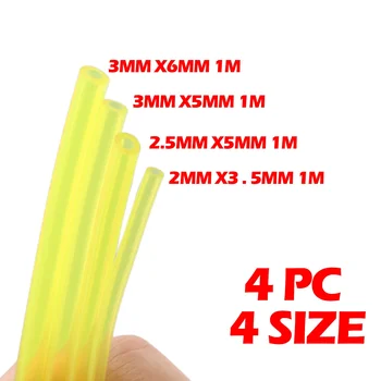 Benzin Kraftstoff Gas Linie Rohre Schläuche Benzin Linie Für String Trimmer Kettensäge Gebläse Gras (4 Stück)