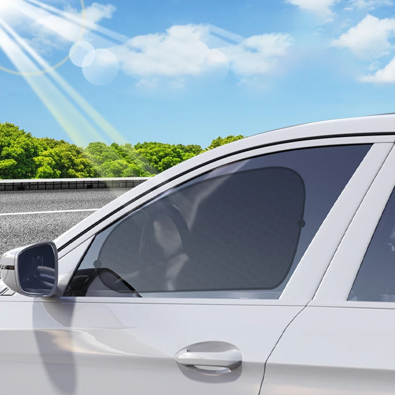 SEAMETAL Auto Sonnenschutz Seitenfenster Vorhang Vorne Hinten – Bild 6