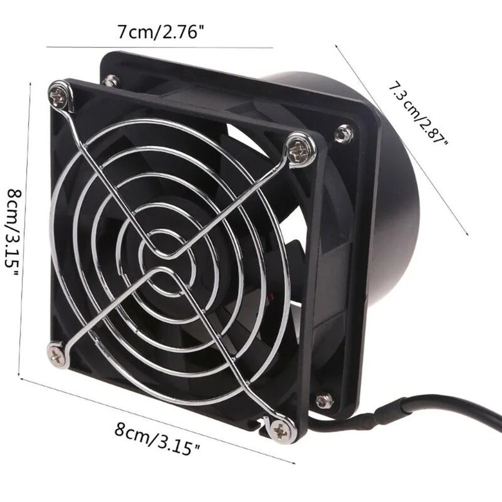 1set Rauch Absorber Fume Extractor Fan Rohr Kanal Abluft Fan – Bild 6