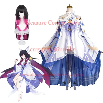 Spiel Genshin Impact Neue Ankunft Damselette Columbina Cosplay Kostüm Full Set Uniform Outfits Columbina