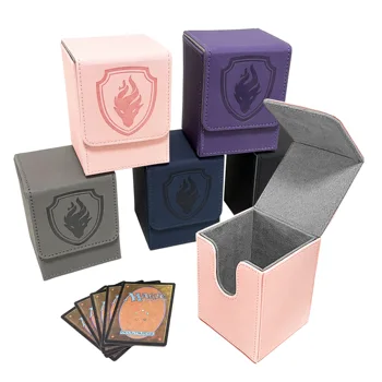 Aufbewahrungsbox für Sammelkarten, fasst 110+ einzeln umhüllte Karten, magnetischer Verschluss, geeignet