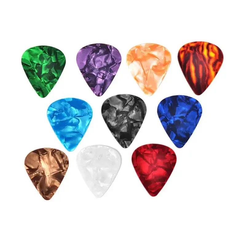 10Pcs Gitarre Picks & Gitarre Pick Halter Set Für Akustische – Bild 3
