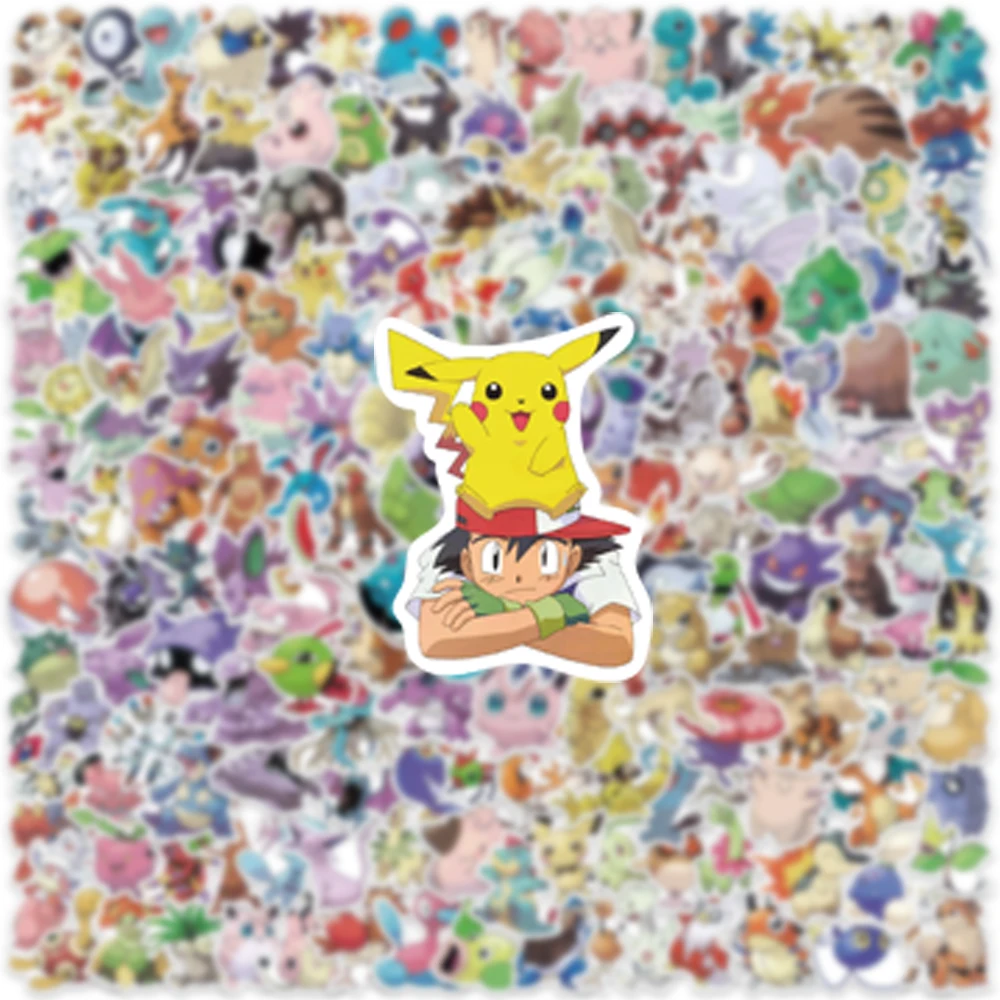 100/200/300 Stück Pokemon Kawaii Pikachu Aufkleber Dekoration – Bild 5