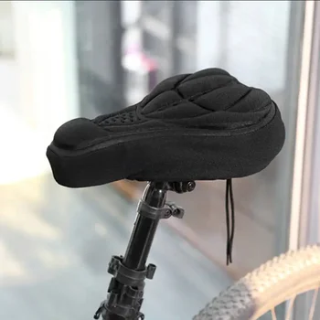 Weiche 3D Gepolsterte Radfahren Fahrrad MTB Fahrrad Sattel Sitz Abdeckung Kissen Schwamm Schaum Bequeme Sättel