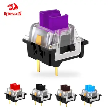 Redragon smd rgb mx schalter 3pin clicky linear taktil leise rot blau schwarz braun lila switch