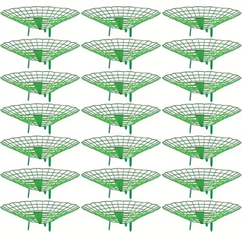 Pflanzregale für grüne Erdbeeren, Wassermelonen-Stützrahmen, 3-beiniger Pflanzenschutz, einfache (10 Stück)