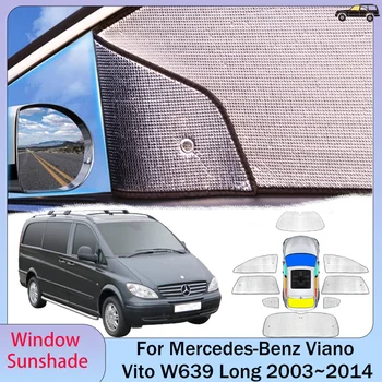 Auto Sonnenschirm Für Mercedes-Benz Viano Vito W639 Lange 2003 ~ 2014 2004 2005 2006 2007 2008 2009 2010 2011
