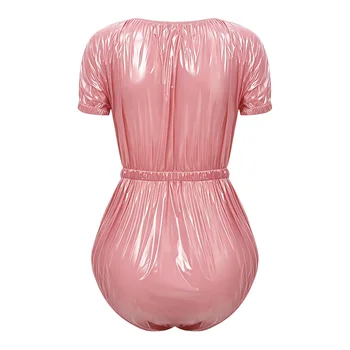 Waschbare Windelüberzüge für Damen und Herren, Ärmelloser Wasserdichter Bodysuit, Bademode, Clubwear, Adaptive