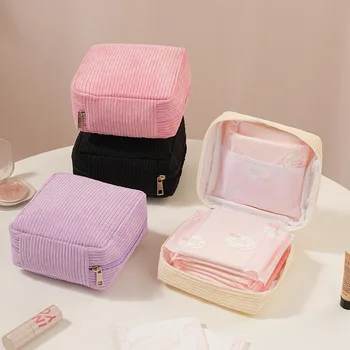 Sanitär Servietten Organizer Taschen Frauen Tragbare Make-Up Lippenstift Reise Veranstalter Tasche
