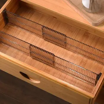 DIY Einstellbare Schindel Schublade Teiler Partition Langlebig Kleiderschrank Schrank Punch-freies (2 Stück)