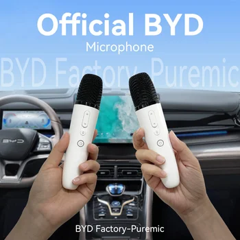 BYD Werks-Automikrofon mit Empfänger, Karaoke-Mikrofon für alle BYD-Modelle