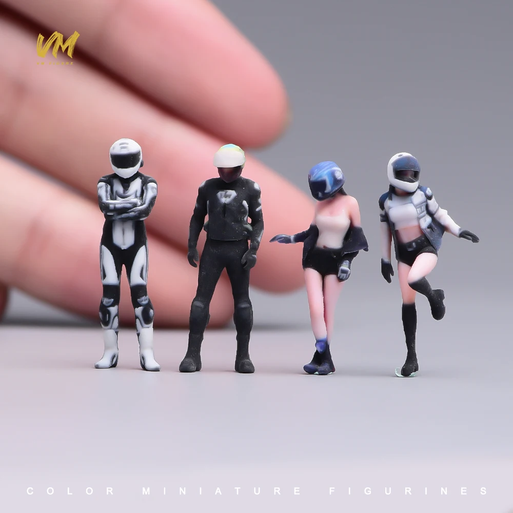 3D Miniatur-Figuren 1/64 Rennfahrerin Professionelle – Bild 3