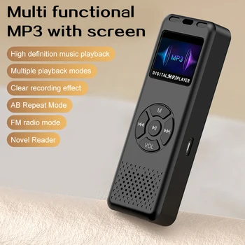 Mini Digital Audio/Sound/Sprachrekorder Praktischer MP3-Player Digital Voice Recorder FM Mini Radio