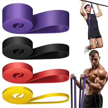 Fitness-Widerstandsband Robustes Latex-Elastikband für Kraftübungen und Klimmzüge Hilfsband Fitnessgeräte