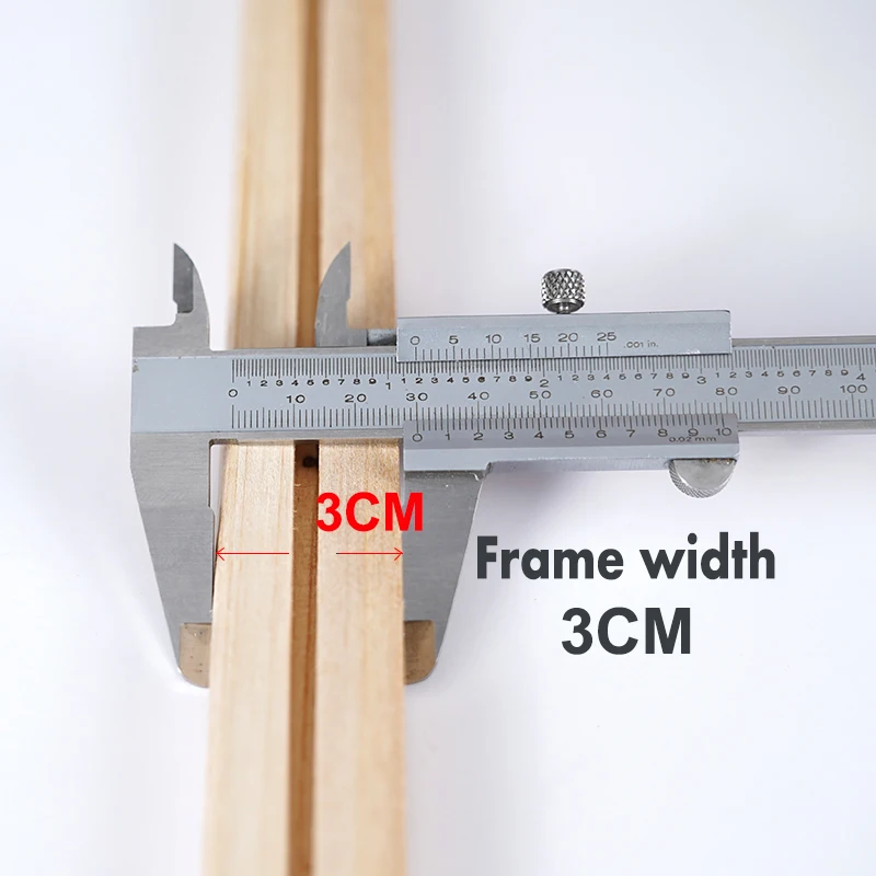 DIY Holzrahmen Leinwand Malerei Holz plakat Foto rahmen – Bild 5