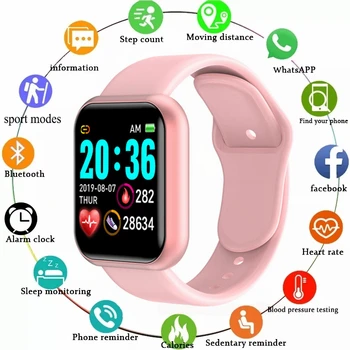 Multifunktions Intelligente Uhr Männer Frauen Bluetooth Verbunden Telefon Musik Fitness Sport Armband Schlaf