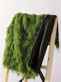 100 cm * 100 cm künstlicher Moos-Teppich, Aquascape, bionischer Rasen, gefälschte Moos