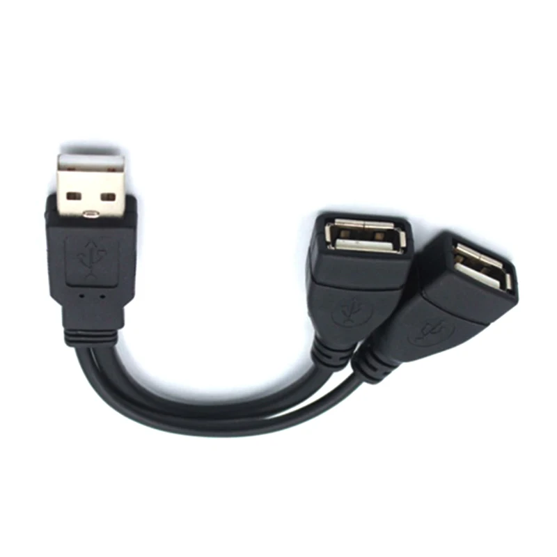 USB 2.0 Splitter Y-Kabel 1 Stecker auf 2 Buchse – Bild 2