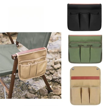 Camping Stuhl Armlehne Organizer 1PC Hängende Lagerung Tasche Multifunktionale Seite Tasche für Outdoor