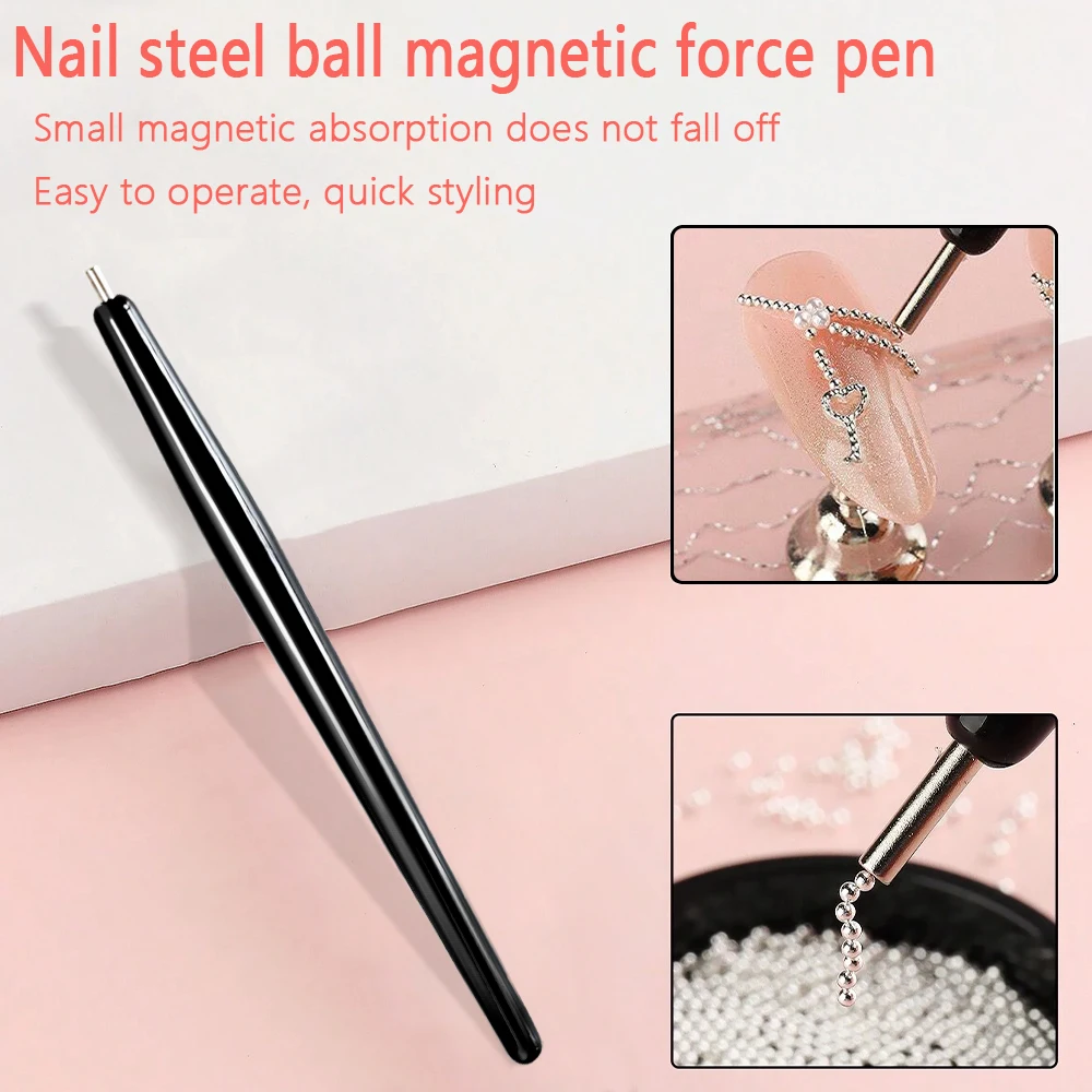 1/2Pcs Vortex/Lollipop Katzenauge Nagel Magnet Stift Schaffen – Bild 4
