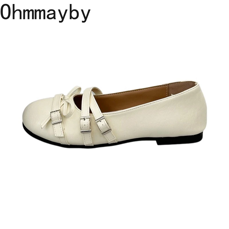 Silberne Damen-Ballerinas, bequeme flache Schuhe mit runder – Bild 6