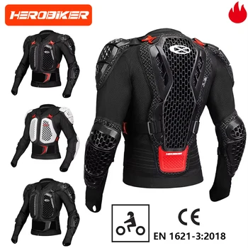 Motocross-Rüstungsjacke, Off-Road-Motorrad-Schutzausrüstung, Anti-Crash-Brust-Rückenpolsterung, Motorradjacke