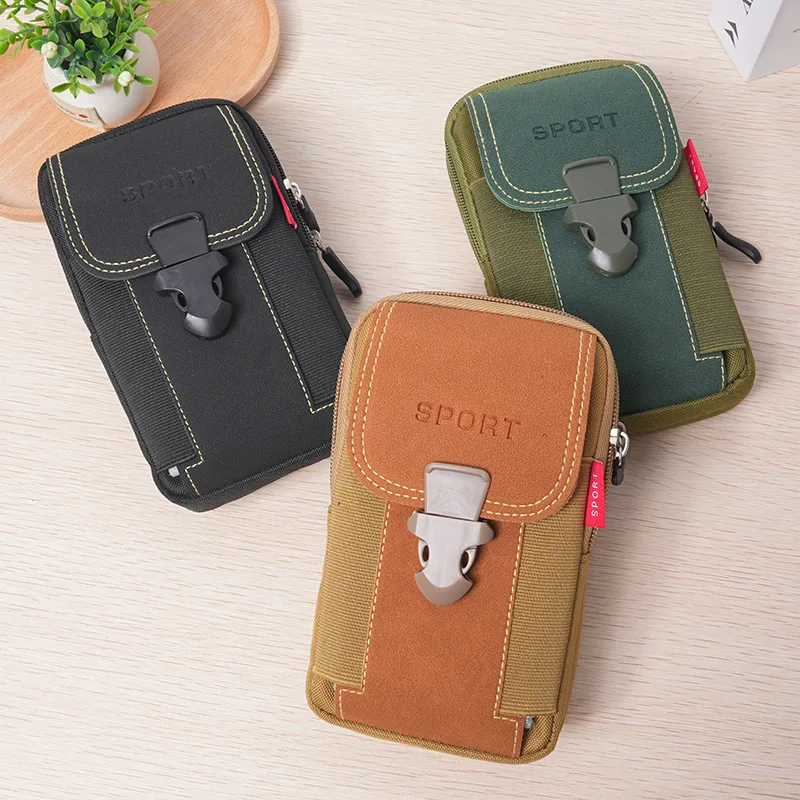 Mann Gürtel Tasche Handy Tasche für Männer Telefon Holster – Bild 2