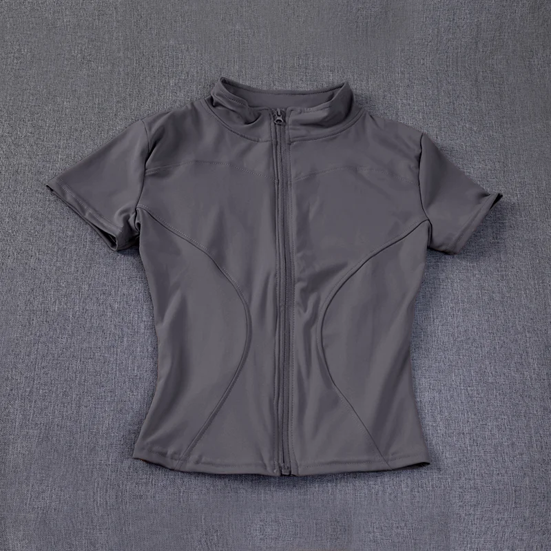 Sommer Hohe Qualität Taille Abnehmen Training Tops frauen – Bild 5