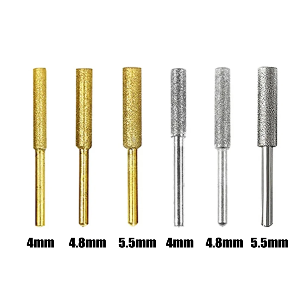 6 Stück Kettensägenschärfer 4/4,8/5,5 mm diamantbeschichteter – Bild 2