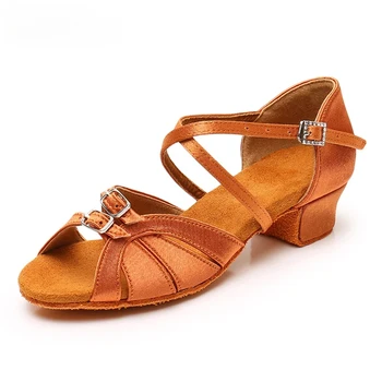 Tanzschuhe für Mädchen und Frauen, lateinamerikanische Ballsaalschuhe, moderne Tango-Tanz-Performance-Schuhe