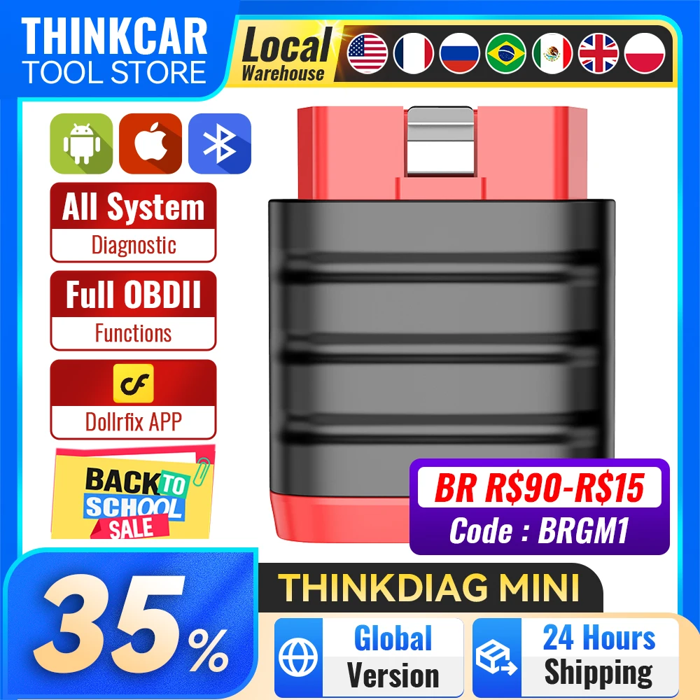 THINKCAR Thinkdiag Mini Bluetooth OBD2 Scanner Diagnosetool