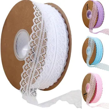 1/5/10 Yards Spitzenband 3cm Breit Vintage-Muster Bänder DIY Bekleidung Nähen Stoff Geschenkverpackung