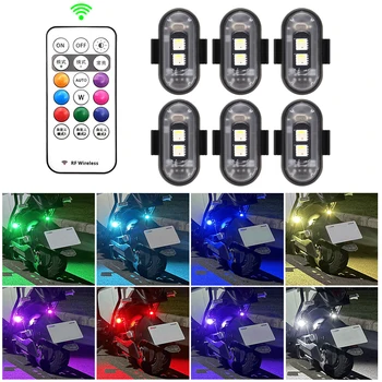 Drahtlose Fernbedienung LED Strobe Licht für Auto Auto Motorrad Fahrrad Drone Roller Anti-kollision Warnung