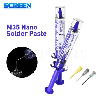 MECHANIC M35 Nano Flussmittel Paste Für Elektronik PCB IC Handy Chip CPU LED BGA Reparatur Tracky Hohe