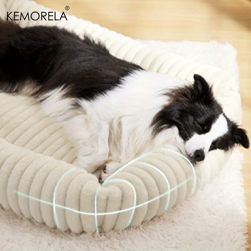Orthopädisches Plüsch-Hundebett – Matratze mit – Bild 2