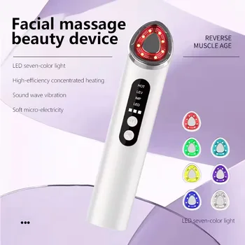7 Farben Age-R Booster Pro Gesichtspflege-Schönheitsgerät EMS Mikrostrom Gesichtslifting-Massagegerät für den