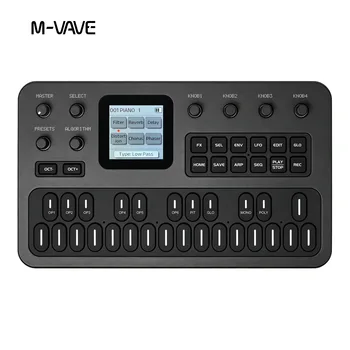 M-VAVE FM-1 Desktop-FM-Synthesizer-Keyboard, ANN Tone Clone Tech, 9 integrierte Effektketten, Mono/Poly-Modus