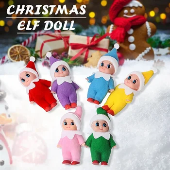 Weihnachten Baby Elf Puppe Anhänger Weihnachten Ornamente Frohe Weihnachten Dekor Geschenke Noel Frohes Neues