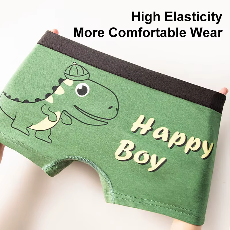 Multi pack Dinosaurier Muster Athflow Stil Jungen Boxer Slips – Bild 3