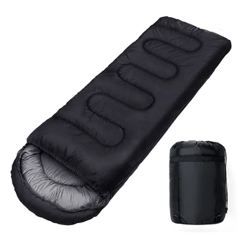 Camping-Schlafsack, leicht, für 4 Jahreszeiten, warmer Umschlag, Rucksackreisen, Outdoor, Mumie, Baumwolle