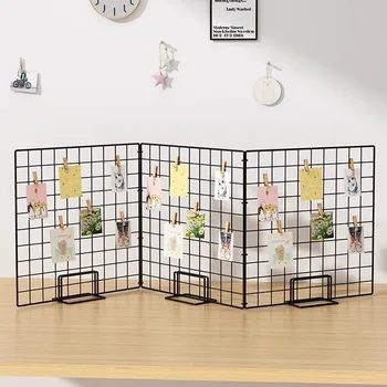 Robustes, faltbares Eisengeflecht-Präsentationsregal für Kindergarten-Kunstwerke - multifunktionaler